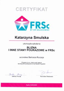 PION Blizna i inne stany pourazowe w FRSc