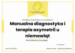 Manualna diagnostyka i terapia asymetrii u niemowląt